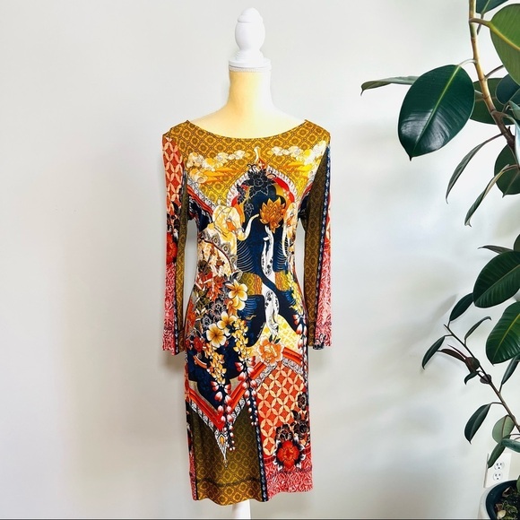 Adriana Barra Dresses & Skirts - Adriana Barra Brazilian designer Buddhist print dress